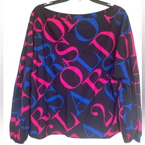 Blouse with Long Sleeves. Size XL.